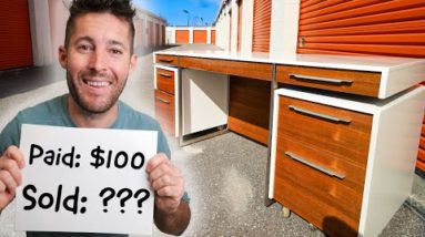 I flipped a desk worth $3,750 and made $_____