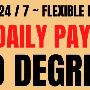 Open 24/ 7 - Flexible Hours | Daily Pay | No Degree | Best Work From Home Job | Online Job 2022