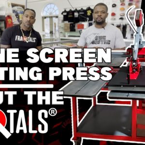 New Inline Screen Printing Press (About Fraqtals Modular Screen Printing Press)