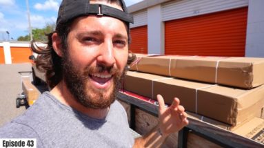 Restocking our Furniture Flipping inventory - spending $2,000 at an auction (EP 43)