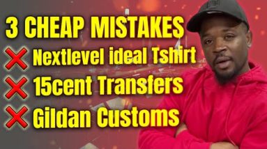 The BIGGEST Mistakes When Cutting Costs In My T-Shirt Business?! 💸🤔