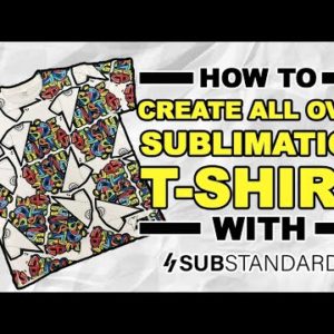 How To Sublimate All Over T-Shirt With Sub Standards Blanks (The Best Sublimation T-Shirts)