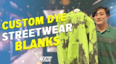 Custom Dye Streetwear Blanks?! 😲✨ - Ready-To-Dye Streetwear Blanks (Made Blanks)