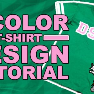 How To Create A 2 Color Layered T-Shirt Design Using The Silhouette Cameo (From Start To Finish)