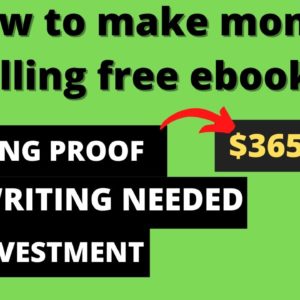 How I Made $3,653 Selling eBooks (WITHOUT WRITING) | Make Money Online Full Tutorial | 100% Profit