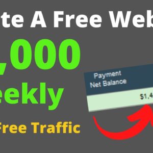 Create An Affiliate Marketing Website On Canva For Free & Make $1,000 Weekly With FREE Traffic!