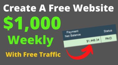 Create An Affiliate Marketing Website On Canva For Free & Make $1,000 Weekly With FREE Traffic!