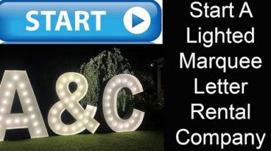 Marquee Letter Rentals - Start Your Rental Business