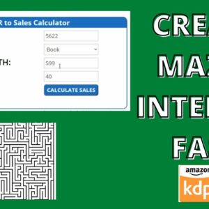 Make Amazon KDP Mazes Book Interior Fast That Make $1,473 Per A Month | KDP Hot Niche 2021