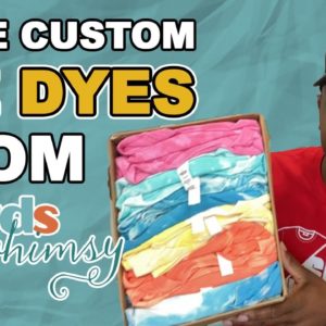 More Custom Tie Dyes From Words And Whimsey!