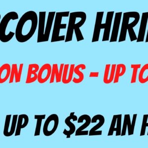 Discover Hiring |  Sign On Bonus - Up to $2K | Earn Up To $22 An Hour | Best Work From Home Job 2022