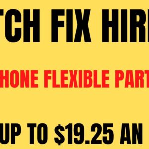 Stitch Fix Hiring | Non Phone Flexible Part Time | Earn Up to $19.25 An Hour | Work From Home Job