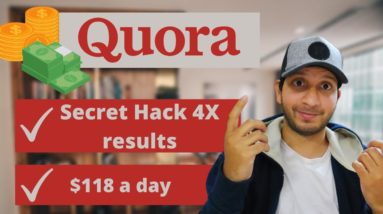 How To Make Money Answering Questions On Quora | CRAZY Traffic Hack To 5X Your Results 🚀😉