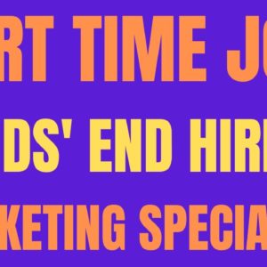 Part Time Hours | Lands' End Hiring | Marketing Specialist | Work From Home Job | Remote Job 2022