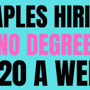 Staples Hiring | No Degree | $620 A Week | Best Work From Home Job | Remote Jobs Hiring Now