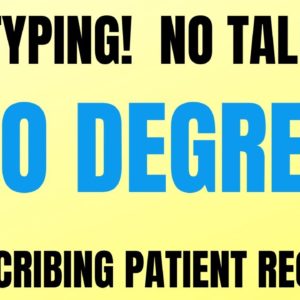 All Typing! No Talking! | No Degree | Transcribing Patient Records | Non Phone Work From Home Job