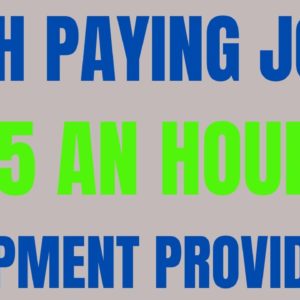 High Paying Work From Home Job | $25 An Hour | Equipment Provided | Work From Home Job