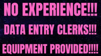 No Experience | Data Entry Job | Equipment Provided | Best Non Phone Jobs of 2021 | Non Phone Jobs