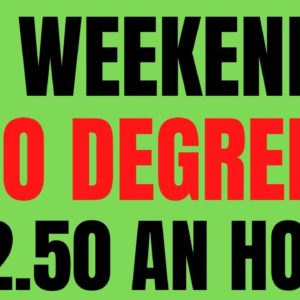 No Weekends |  No Degree | $22.50 An Hour |  Best Work From Home Job | Remote | Online Jobs 2022