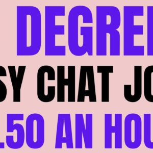 No Degree | Easy Chat Job | $14.50 An Hour | Best Non Phone Work From Home Job