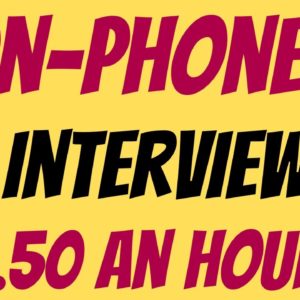 Non-Phone Part Time  | No Interview | $14.50 An Hour | Best Non Phone Work From Home Job |Remote Job