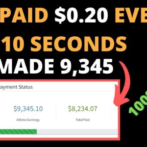 (NEW METHOD!) Get Paid +$0.20 EVERY 10 SECONDS! | Make Money Online For Beginners 2022