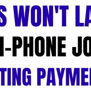 This Won't Last Long | Non Phone Job | Posting Payments | Best Non Phone Work From Home Job | Remote