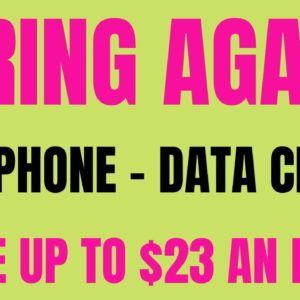 Hiring Again | Non Phone - Data Clerk | Make up to $23 an hour | Best Non Phone Work From Home Job