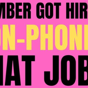 Member Got Hired | Non-Phone Work From Home Job  | Chat Job | Best Non Phone Work From Home Job 2022