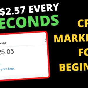 Get Paid $2.57 Every 60 Seconds ( NEW METHOD ) CPA Marketing For Beginners 2022