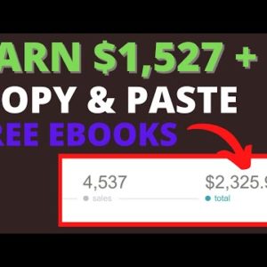 Turn $5 into $1527 Copy & Paste Business Selling eBooks NO WRITING NEEDED| Passive Income 2022