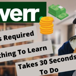 Make Money On Fiverr With No Skills TODAY | 6 Beginner Friendly Gigs To Earn Over $100 A Day