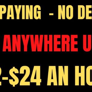 High Paying - No Degree | Live Anywhere USA | $22-$24 An Hour | Best Work From Home Job | Online Job