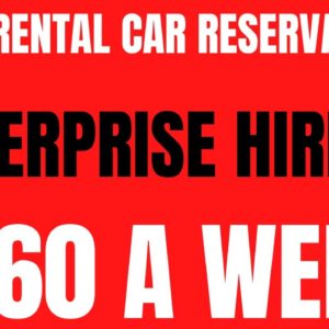 Make Rental Car Reservations | Enterprise Hiring | $660 A Week | Best Work From Home Job 2022