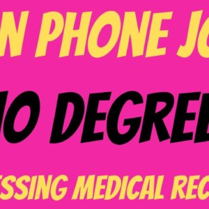 Non Phone | No Degree | Processing Medical Records | Best Non Phone Work From Home Job | Remote Job