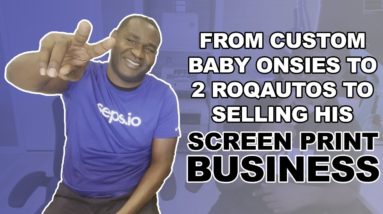 From Baby Onesies to Selling A Full Print Shop 😲💰