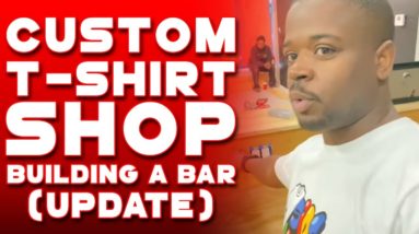 New Retail T-Shirt Shop Tour 2021! (Creating The Perfect T-Shirt Bar Updated Look) [Part #3]