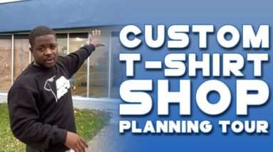 New Retail T-Shirt Shop Tour 2021! (Planning Out Custom T-Shirt Shop Retail Space) [Part 1]