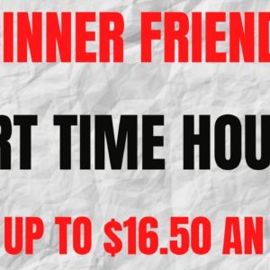 Beginner Friendly | Part Time Hours | Make up to $16.50 An Hour | Best Work From Home Jobs | Remote