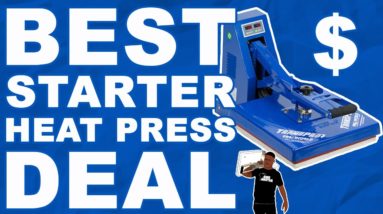 Best T-Shirt Business Starter Heat Press Deal [Unboxing Pro World Trans Pro Heat Press Under $100]