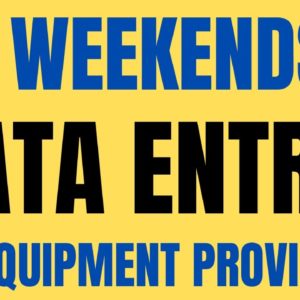 Non-Phone | No Weekends | Data Entry | All Equipment Provided | Best Non Phone Work From Home Jobs