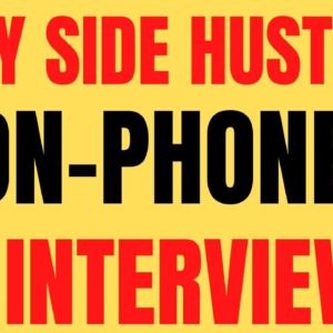 Easy Side Hustle | Non - Phone | No Interview | Reviewing Calls | Work From Home Jobs