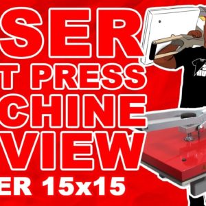 Siser Red 15x15 Heat Press Review