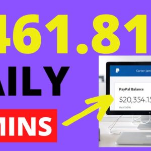 Earn $461 Daily In Passive Income That Takes 5 Minutes (Make Money Online)| Affiliate marketing