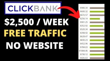 Promote CLICKBANK Offers With FREE Traffic And NO Website (Complete Tutorial)