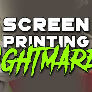 Screen Printing Nightmares (Common Screen Printing Issues With Shawn From SE Shirts & Hoodies)