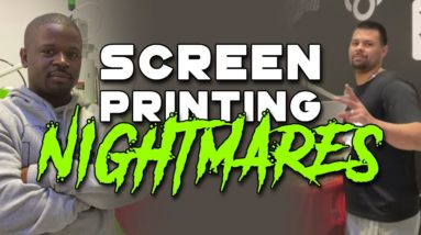 Screen Printing Nightmares (Common Screen Printing Issues With Shawn From SE Shirts & Hoodies)