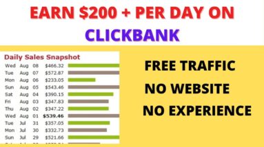 How To Promote Clickbank Products Without A Website with Free Traffic |Clickbank Affiliate Marketing