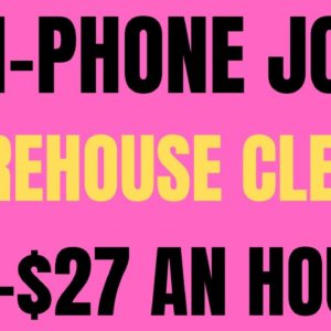 Non-Phone | Warehouse Clerk | $25-$27 An Hour |  Anywhere ( USA ) Best Non Phone Work From Home Job