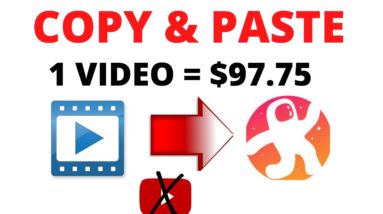 Copy & Paste Videos To Earn $67.78 Per Video ( Without YouTube Step By Step Guide 2022) 🔥🔥